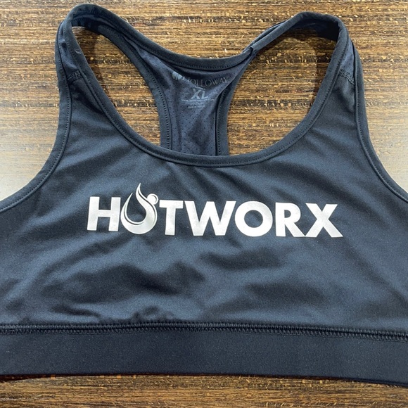 Holloway Intimates & Sleepwear New Hotworx Black Sports Bra Poshmark